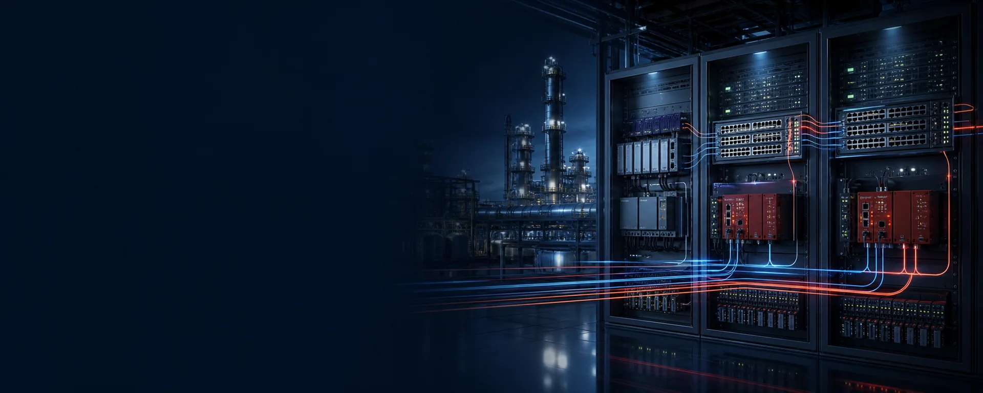 Secure redundant industrial network